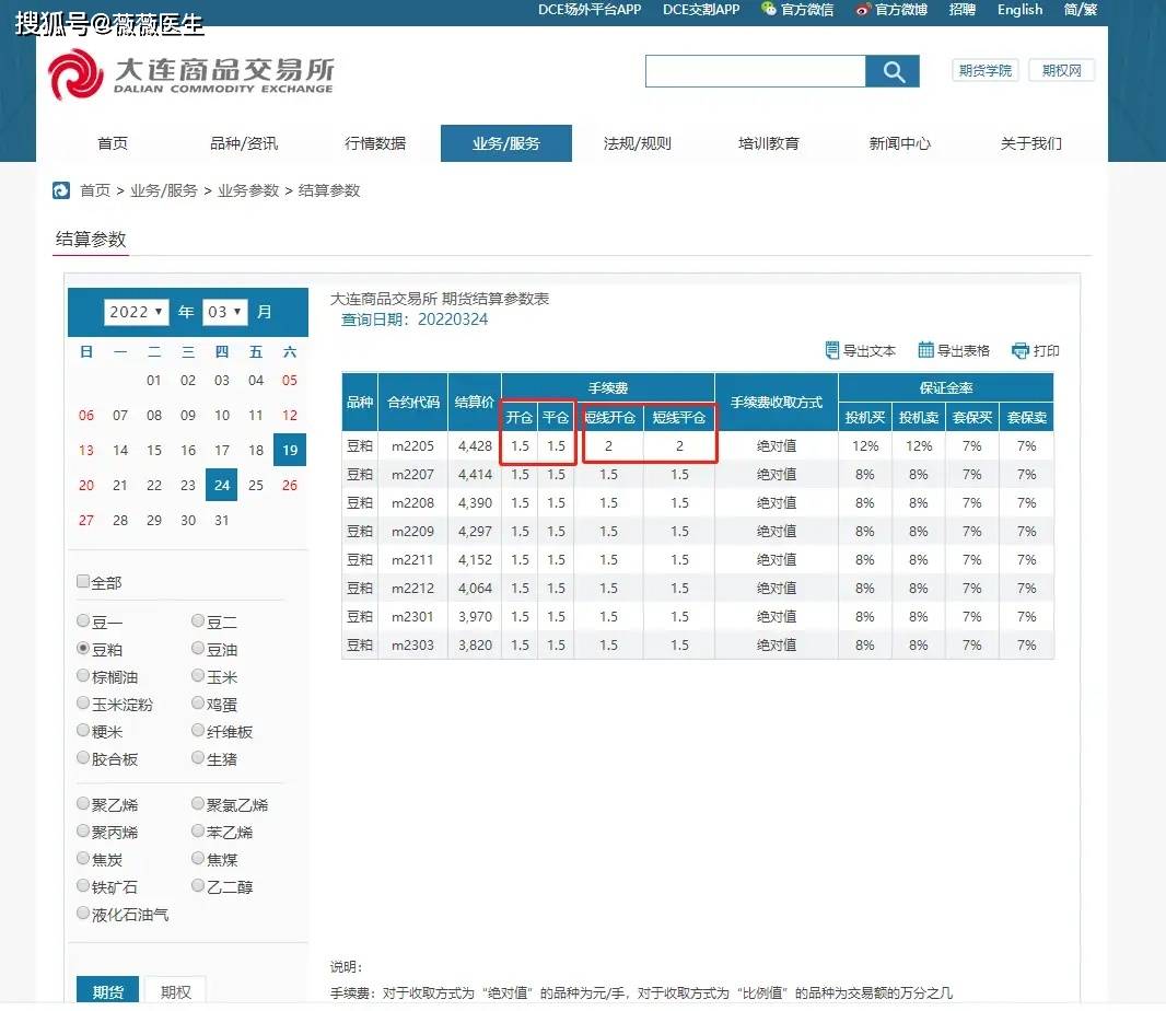 如何查询期货交易所手续费？
