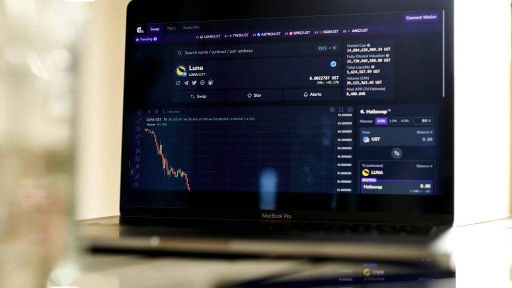 崩盘后的 LUNA 币换个新链卷土重来，上线半天又暴跌 70%