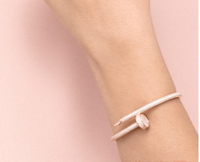 卡地亚玫瑰金钉子手镯能卖多少钱