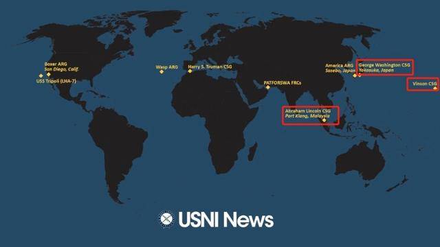 三艘航母驶向亚洲，美国警告中国别乱来？炒冷饭都找不到新鲜的