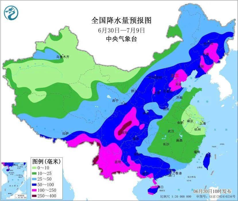 今年来最大范围“桑拿天”即将上线！未来十天这些主要降雨区有你家吗？