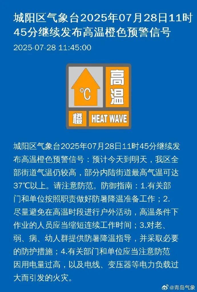 台风“竹节草”将影响山东！青岛持续高温，接下来连续4天有雨……