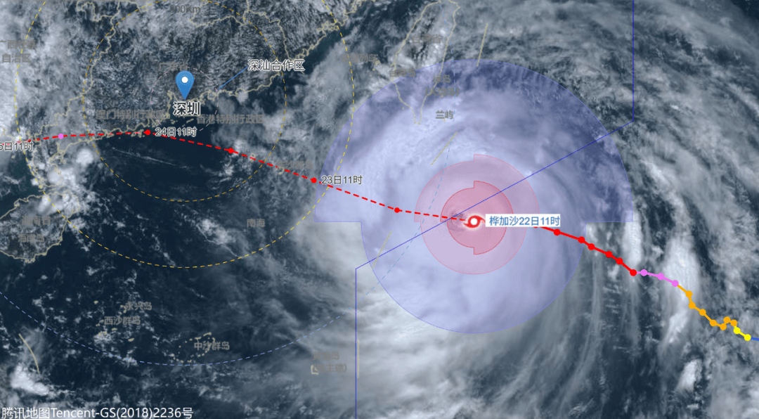 刚刚！深圳市台风黄色预警信号预发布！