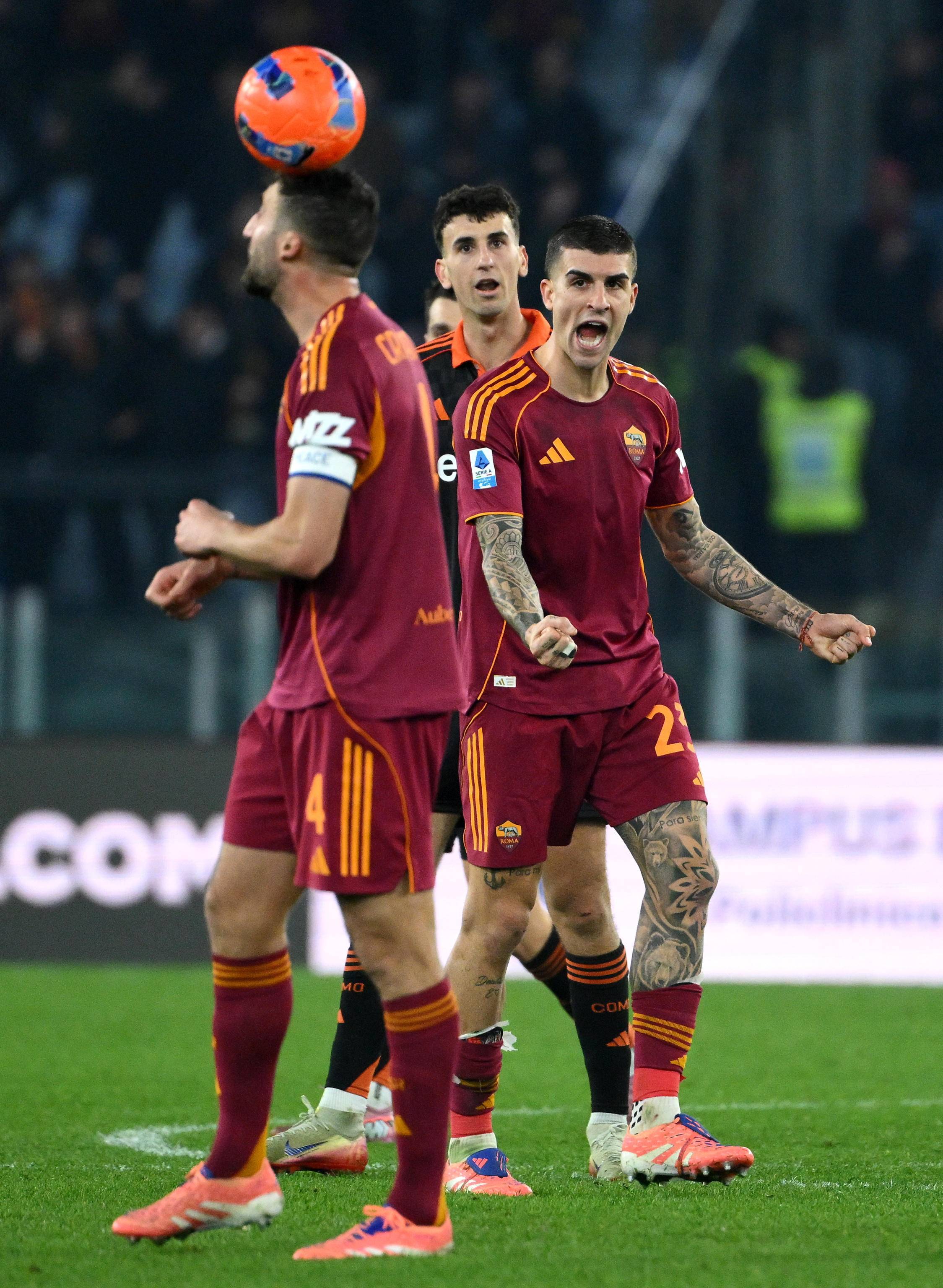 （外代二线）足球——意甲：罗马胜科莫